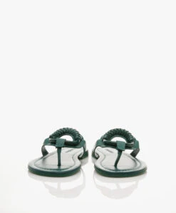 See By Chloé Hana Leren Slippers - Medium Groen -Mode Kleding d4b2a6c5 2e51 4393 9249 e5d0f8c7e402 146