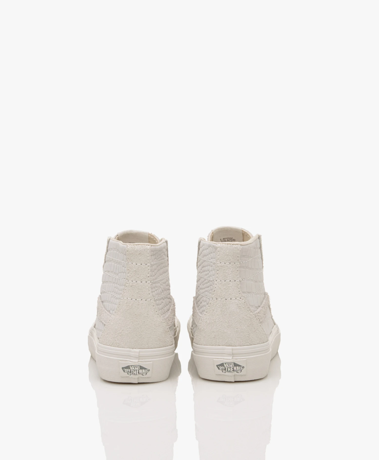 Vans Sk8-Hi High-Top Sneakers - Lichtgrijs/Off-White 7 Vans Sk8-Hi High-Top Sneakers - Lichtgrijs/Off-White - Afbeelding 7