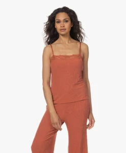 Calvin Klein Modal Rib Jersey Camisole Met Kant - Copper 15 Calvin Klein Modal Rib Jersey Camisole Met Kant - Copper -Mode Kleding d75a2dfc 9963 4b8f b5ec 3bafe55cd7a3 15