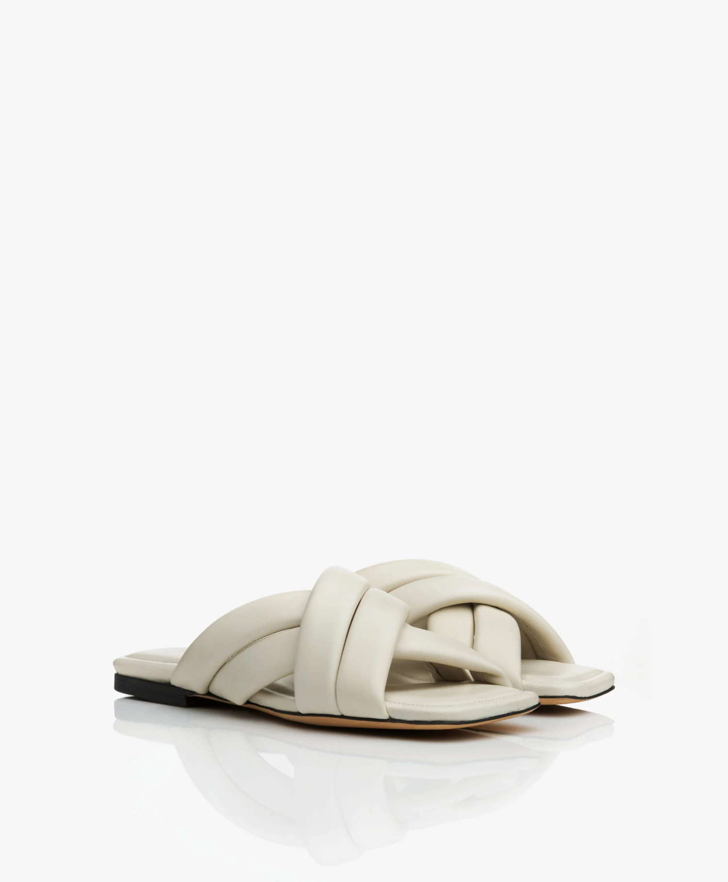 Anine Bing Eve Leren Slippers - Ivoor 4 Anine Bing Eve Leren Slippers - Ivoor - Afbeelding 4