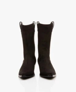 Panara Suède Western Laarzen - Zwart -Mode Kleding d932bb29 df1b 4225 8267 e7176e6d6a3d 13