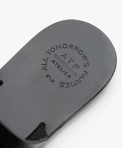 Atp Atelier Astrid Leren Teenslippers - Zwart -Mode Kleding da420ffe 779d 402b 8d85 fb9f3b57933f 6187