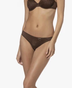 Calvin Klein Sheer Marquise Kanten String - Umber -Mode Kleding db514200 f295 4a30 9d53 d7a68629809a 80