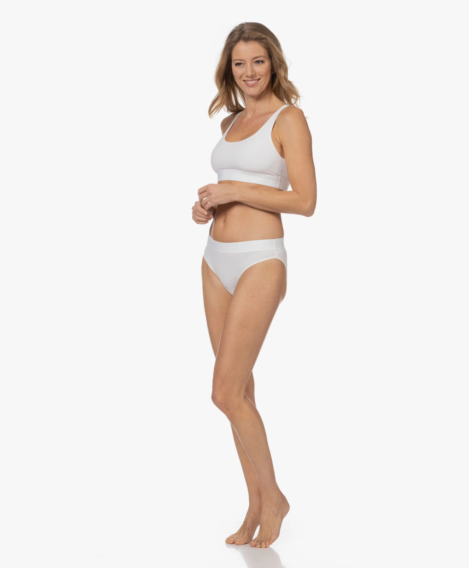 Wolford Beauty Cotton Rib Slip - Pearl 5 Wolford Beauty Cotton Rib Slip - Pearl - Afbeelding 5