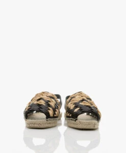 Castañer Pomila Slingback Espadrilles - Naturel/Zwart -Mode Kleding ddd88311 daa1 4e75 8a4e 2763865b069d 04