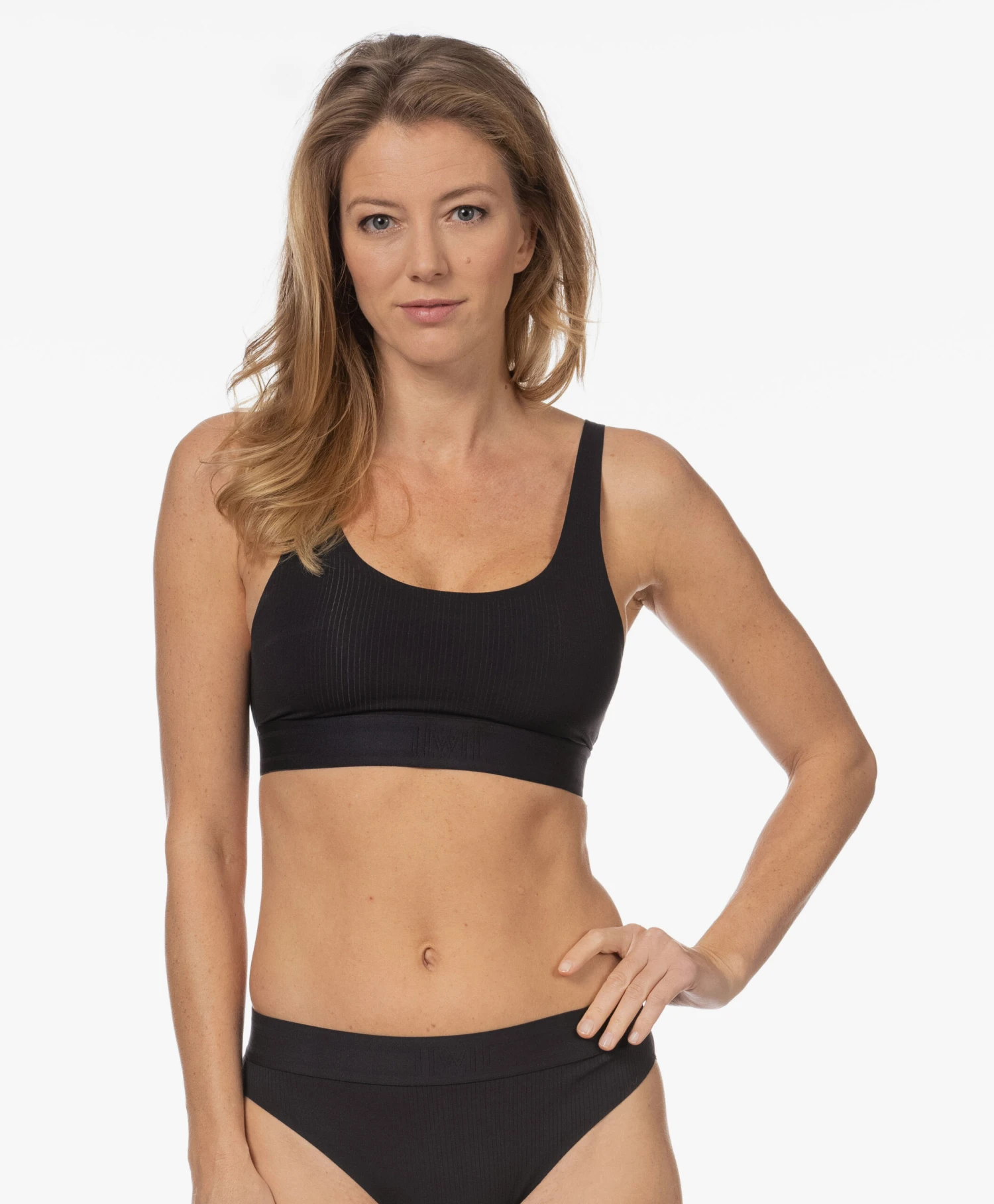 Wolford Beauty Cotton Rib Bralette - Zwart 11 Wolford Beauty Cotton Rib Bralette - Zwart - Afbeelding 11