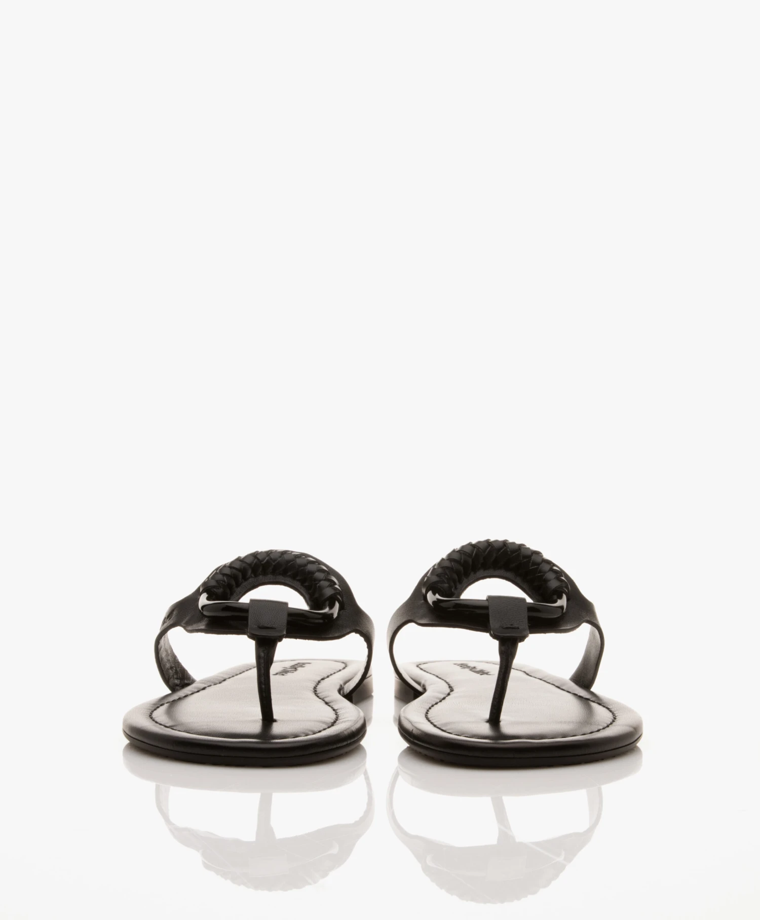 See By Chloé Hana Leren Slippers - Zwart/Zwart 7 See By Chloé Hana Leren Slippers - Zwart/Zwart - Afbeelding 7