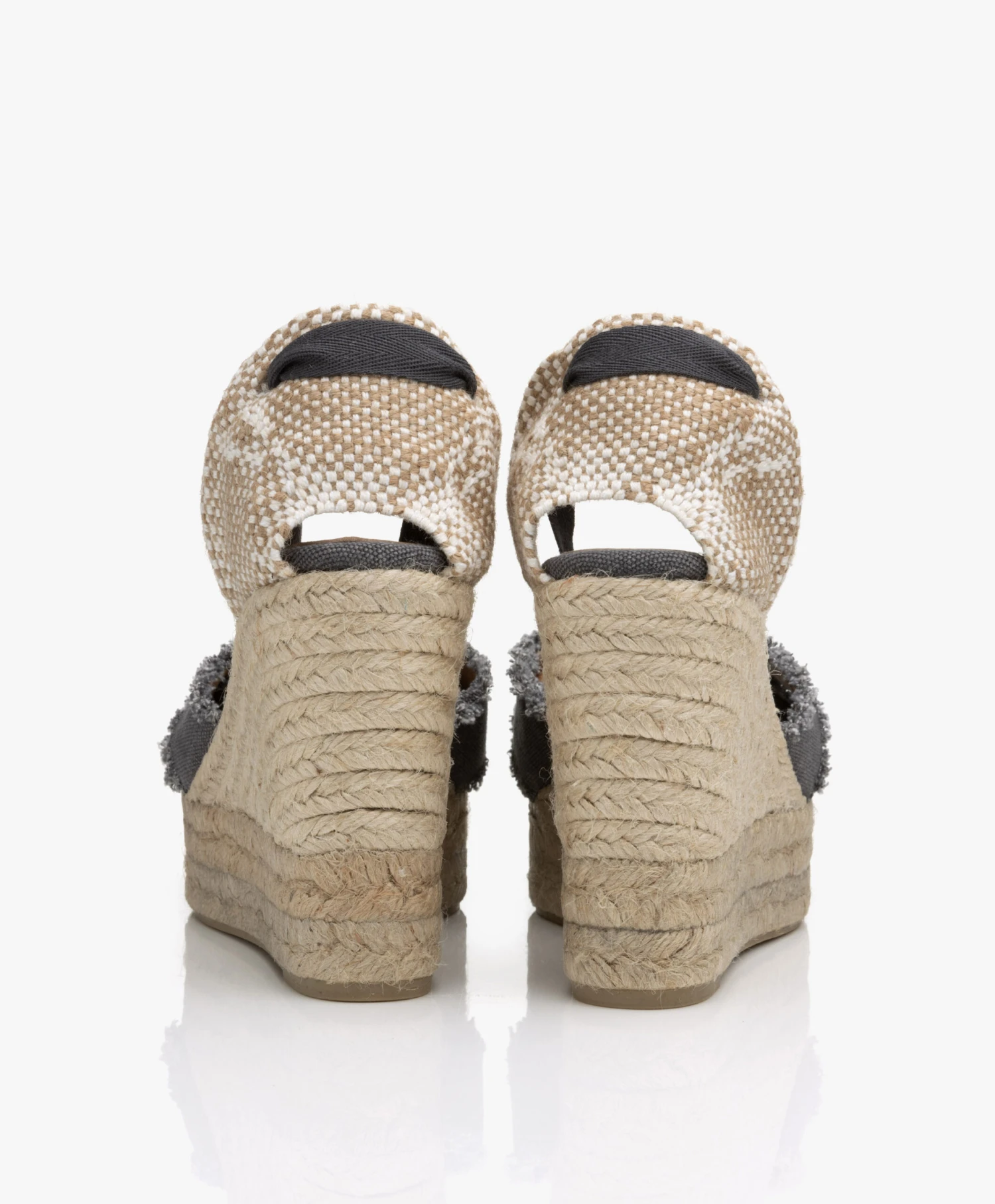 Castañer Bluma 11Cm Sleehak Espadrilles - Charcoal 7 Castañer Bluma 11Cm Sleehak Espadrilles - Charcoal - Afbeelding 7