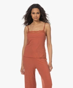 Calvin Klein Modal Rib Jersey Camisole Met Kant - Copper 23 Calvin Klein Modal Rib Jersey Camisole Met Kant - Copper -Mode Kleding e3f6f1df cbfe 439b 899e 760811e04ae9 82