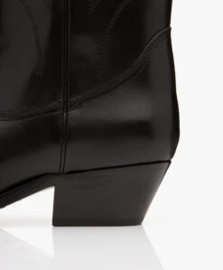 Closed Hoge Leren Cowboy Laarzen - Zwart 23 Closed Hoge Leren Cowboy Laarzen - Zwart -Mode Kleding e6ba3390 ff72 4fa5 8680 64237a736412 03