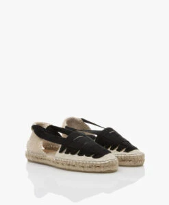 Castañer Jean Espadrille Sandalen - Ivoor/Zwart -Mode Kleding e80a2870 7ae5 457c 9ab3 cc8716d408dc 05