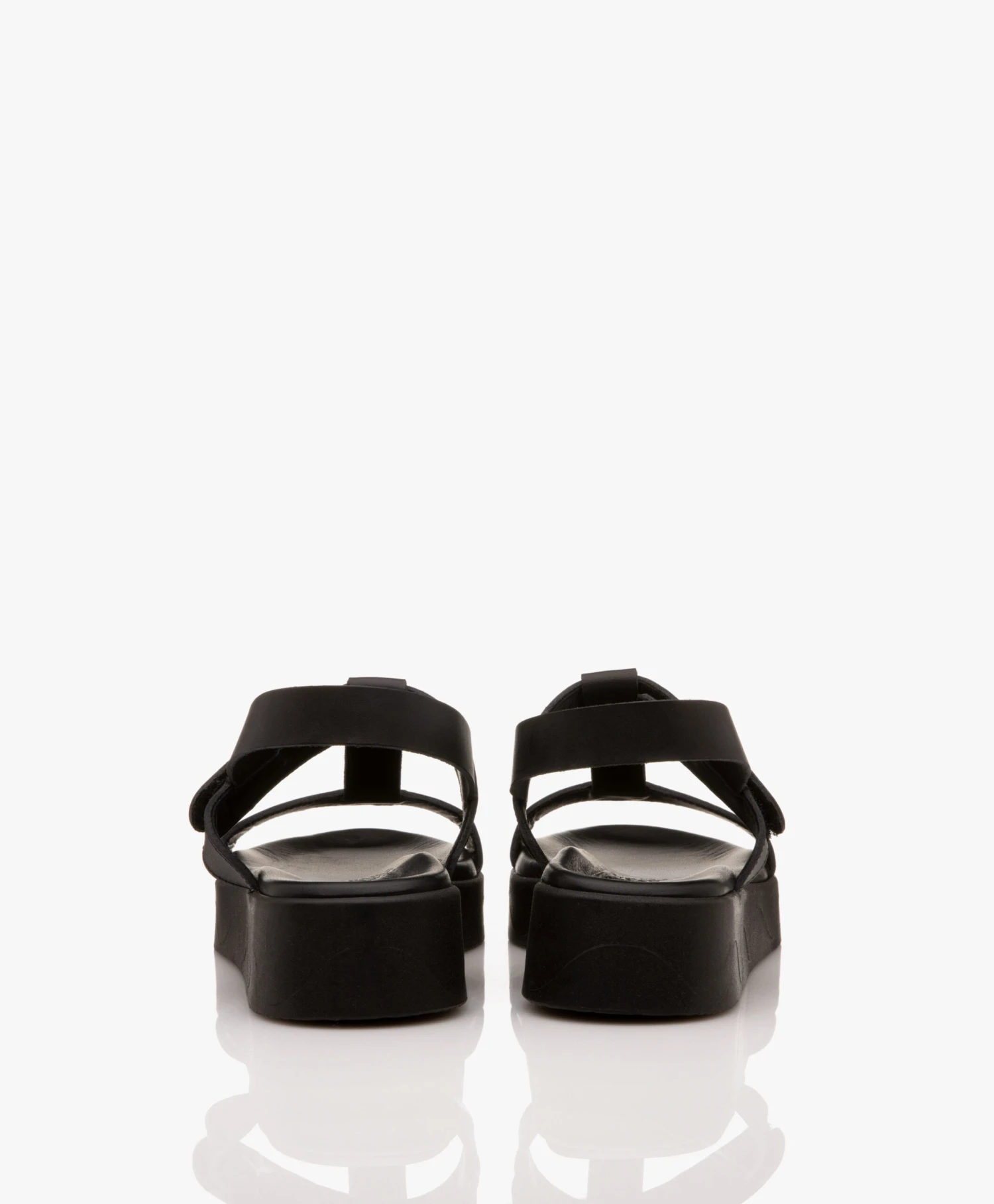 Ancient Greek Myrto Leren Platform Sandalen - Zwart 9 Ancient Greek Myrto Leren Platform Sandalen - Zwart - Afbeelding 9