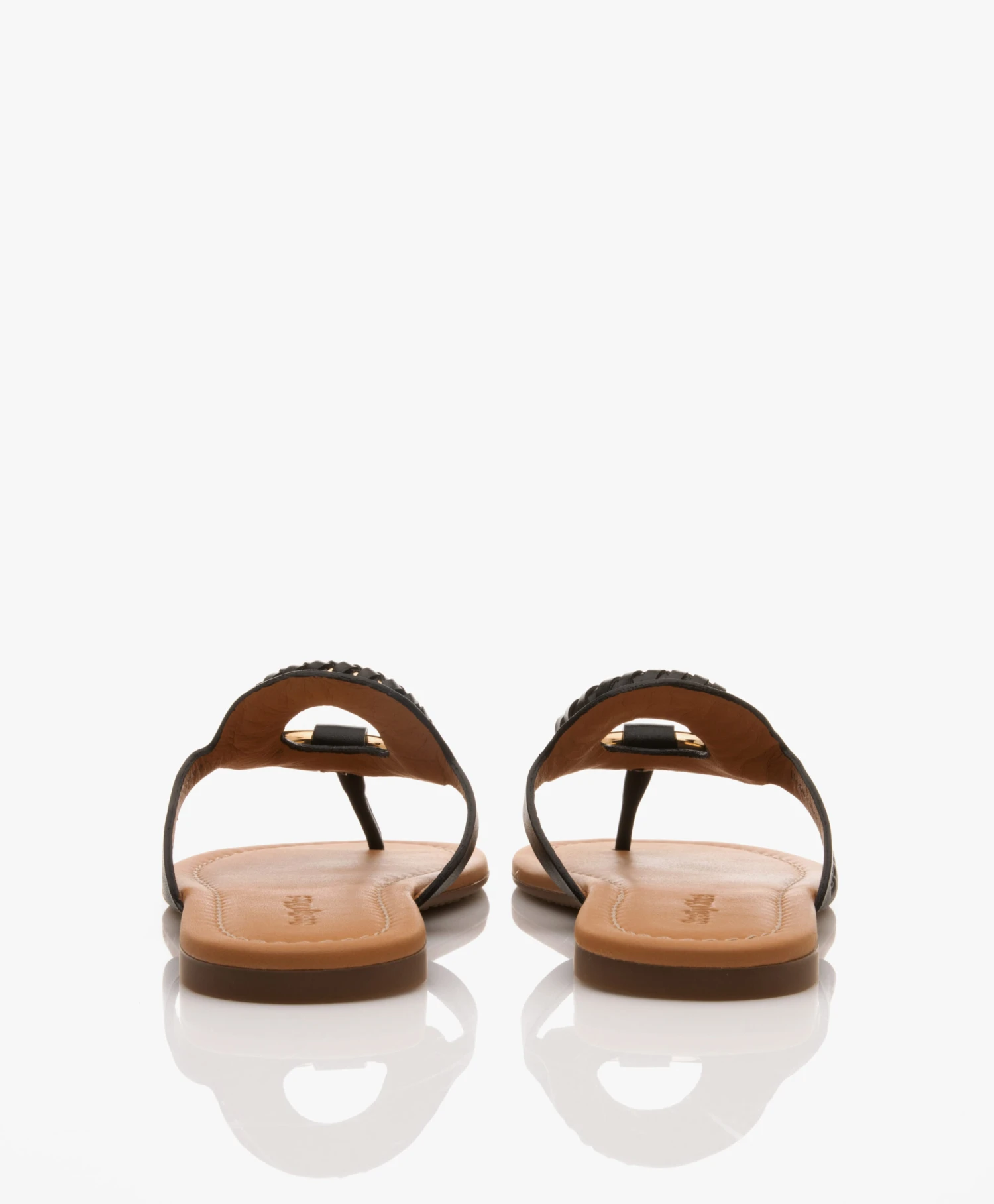 See By Chloé Hana Leren Slippers - Zwart/Bruin 7 See By Chloé Hana Leren Slippers - Zwart/Bruin - Afbeelding 7
