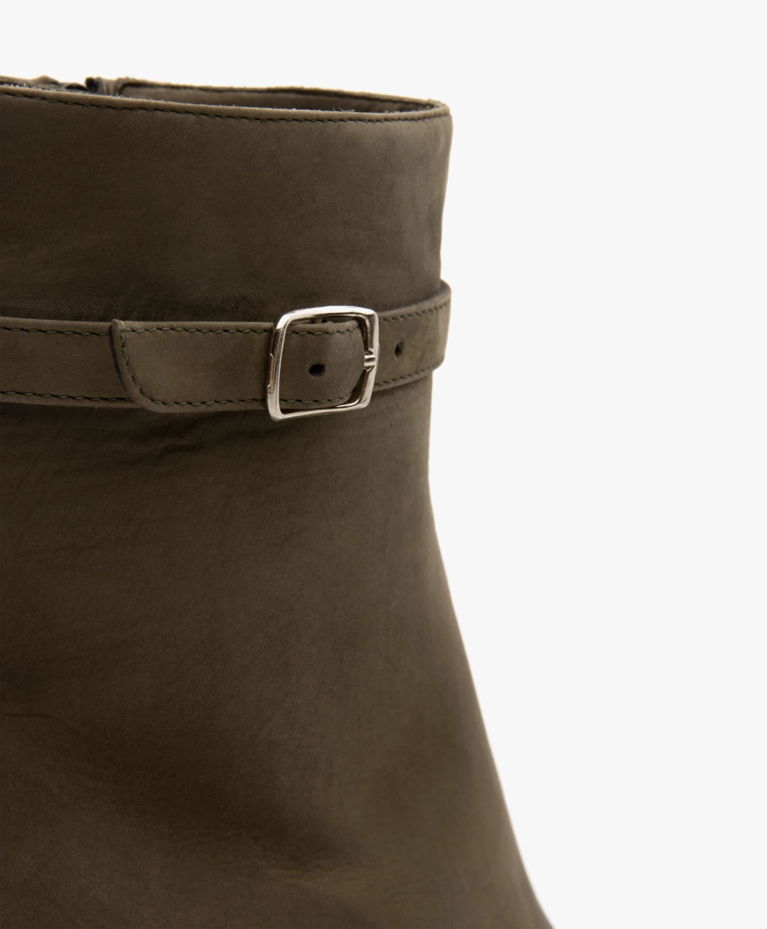 Panara Suède Leren Enkellaarzen - Groen 9 Panara Suède Leren Enkellaarzen - Groen - Afbeelding 9