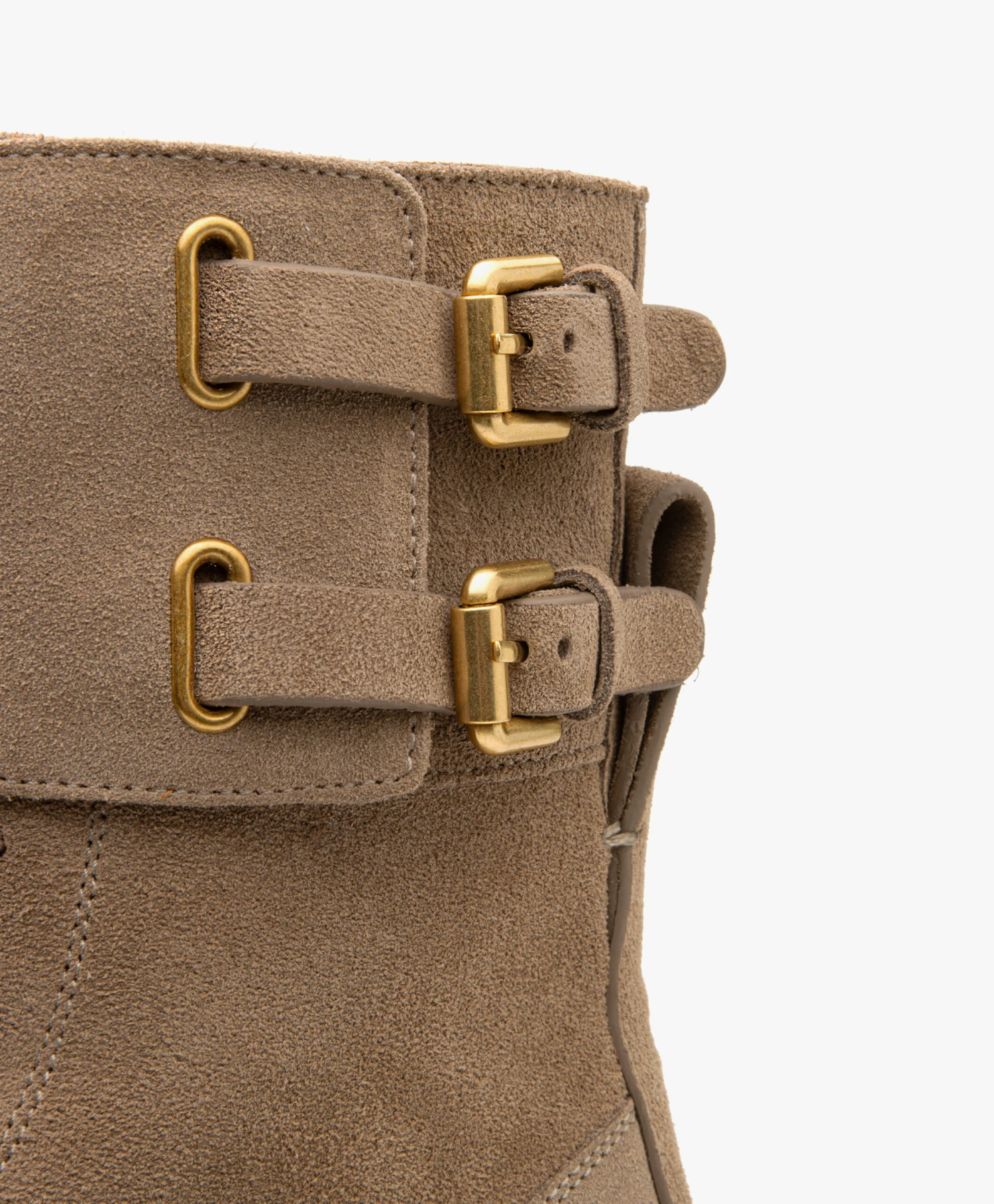 See By Chloé Mallory Enkellaarzen - Donkerbeige 6 See By Chloé Mallory Enkellaarzen - Donkerbeige - Afbeelding 6