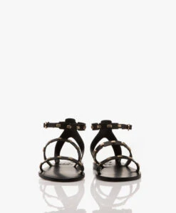 Ancient Greek Sandals Coco Leren Stud Sandalen - Zwart -Mode Kleding eb8b43a3 3be9 448b 8263 7b2ae993fed4 238