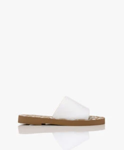 See By Chloé Essie Leren Slippers - Wit