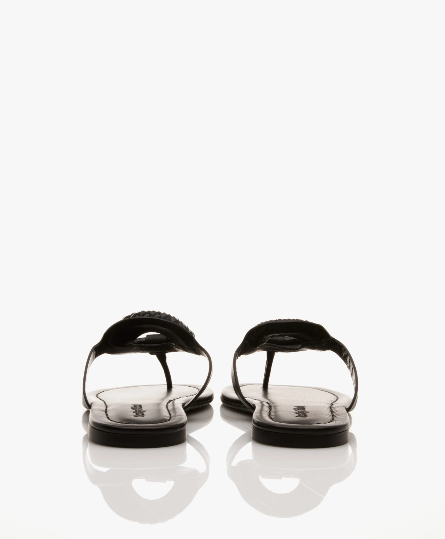 See By Chloé Hana Leren Slippers - Zwart/Zwart 8 See By Chloé Hana Leren Slippers - Zwart/Zwart - Afbeelding 8