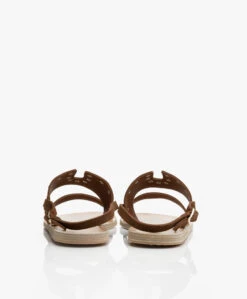 Ancient Greek Sandals Sergiani Suède Sandalen - Tobacco -Mode Kleding f19988a1 70ad 4a14 a718 93ae49285c88 576