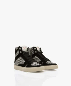 Zadig & Voltaire Zv1747 High Flash Monogram Sneakers - Zwart -Mode Kleding f41441dc 3fb8 4464 a794 de5b289c057e 06