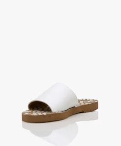 See By Chloé Essie Leren Slippers - Wit -Mode Kleding f54a616a 54a2 4cdf 91c3 e5edcc41d59f 03