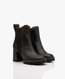 See By Chloé Leren Chelsea Boots Met Hak - Zwart 16 See By Chloé Leren Chelsea Boots Met Hak - Zwart -Mode Kleding f58355af e262 48d6 9b6e 3ad61c4ba00b 06