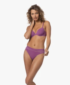 Calvin Klein Lightly Lined Demi Bh - Amethyst -Mode Kleding f704151d 587f 4110 805e c07b05525521 96