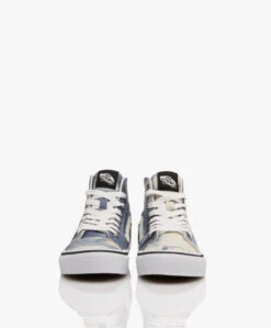 Vans Sk8-Hi High-Top Sneakers - Bleach Wash Blue -Mode Kleding f790703a 8ee1 427a 8085 eb0ec22db448 07