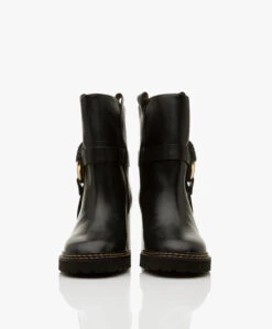 See By Chloé Hana Enkellaarzen Met Hak - Zwart -Mode Kleding f7f56106 af8f 4ee8 9ba5 05d2c4596e61 04