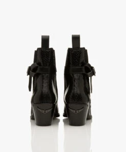 Zadig & Voltaire Tyler Cecilia Wild Mirror Leren Enkellaarzen - Zwart -Mode Kleding f8cec9de 837f 429a 8f3e d7e573d383bf 05