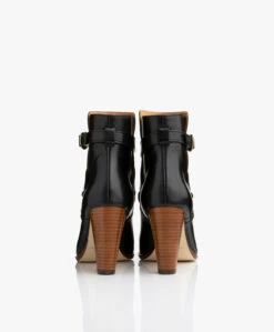 Vanessa Bruno Leren Enkellaarzen - Zwart -Mode Kleding fce54aef e20c 4523 a6f6 9b2e7ef2f778