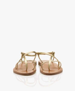 K. Jacques St. Tropez Muse Leren Sandalen - Lame Platine -Mode Kleding fed2669d a29b 41ae 97e7 f3d758132863 551