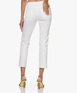 Frame Le High Straight Cropped Jeans - Wit -Mode Kleding ff5ff80c 905c 41d0 b659 7fe8c29c6b51 938