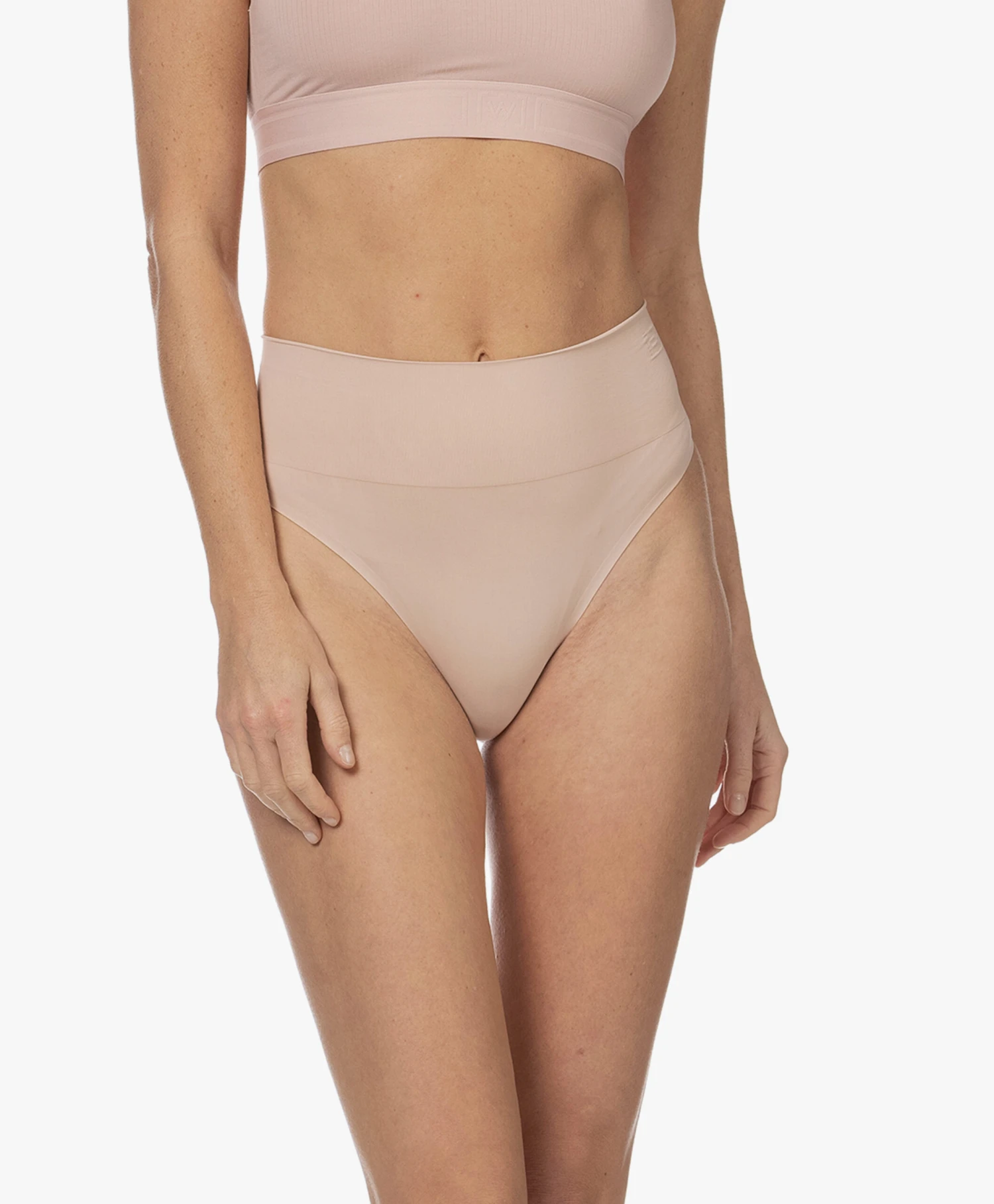 Wolford Light Shaping Naadloze High-Rise String - Clay 7 Wolford Light Shaping Naadloze High-Rise String - Clay - Afbeelding 7