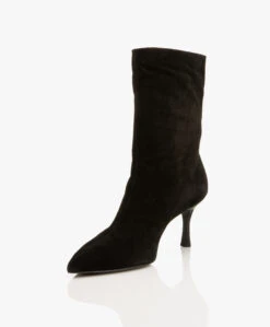 Rag & Bone Brea Suède Slouch Boot Enkellaarzen - Zwart -Mode Kleding ff829958 3ef7 4895 ac15 caa95bca832e 05