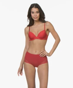 Spanx® Undie-Tectable Lace Hi-Hipster - Rood -Mode Kleding spanx SPANX Undie tectable Lace Hi Hipster Rood 14