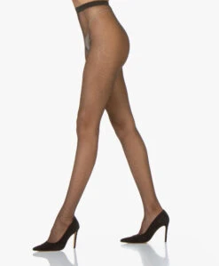 Wolford Twenties Net Panty - Zwart